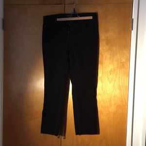 Black corduroy pants